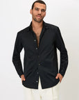 Shirt - Cotton Twill - Black Giabe