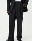 03 - Tuxedo Trousers - Black Giabe