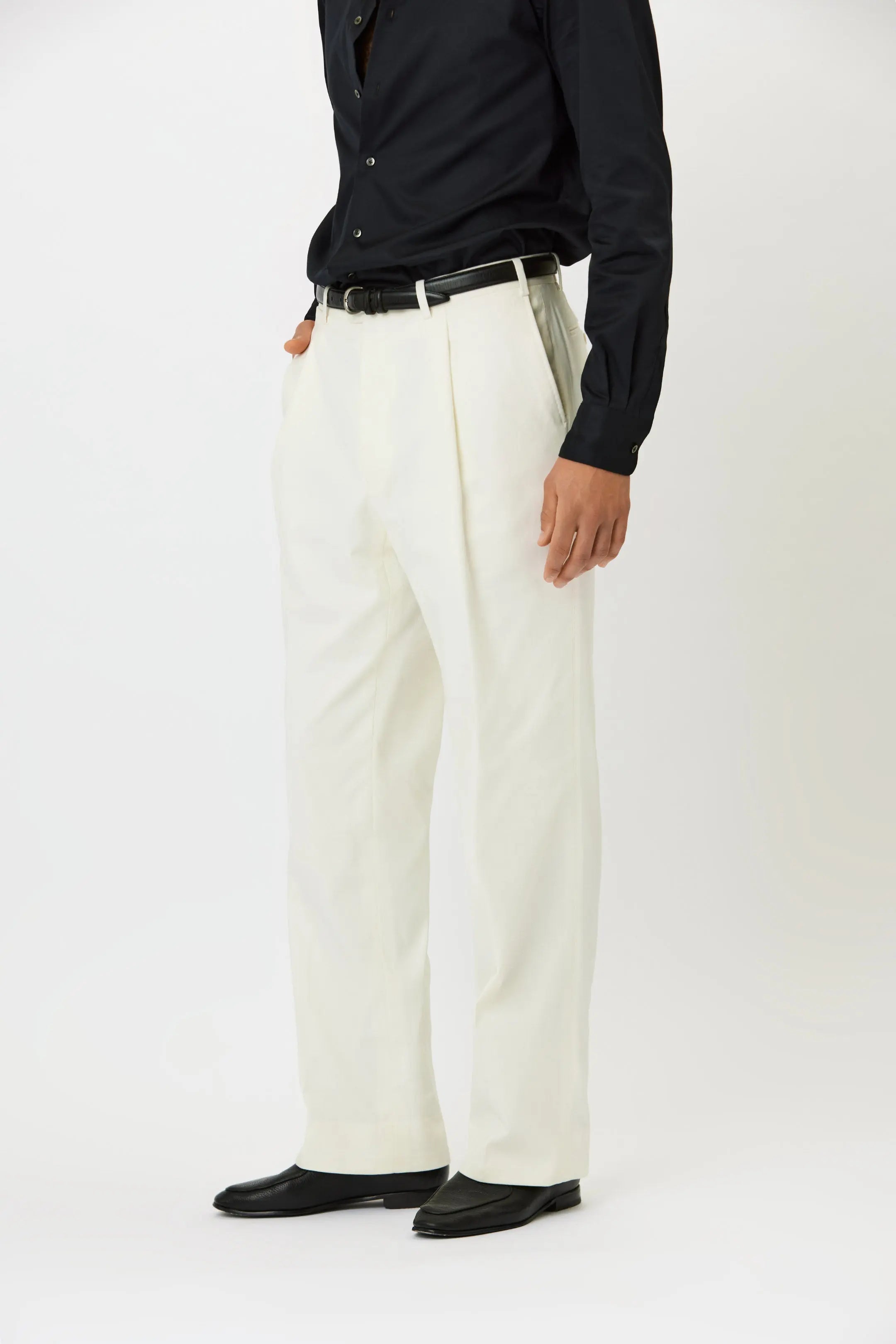 Dressed Chino - Cotton - White Giabe