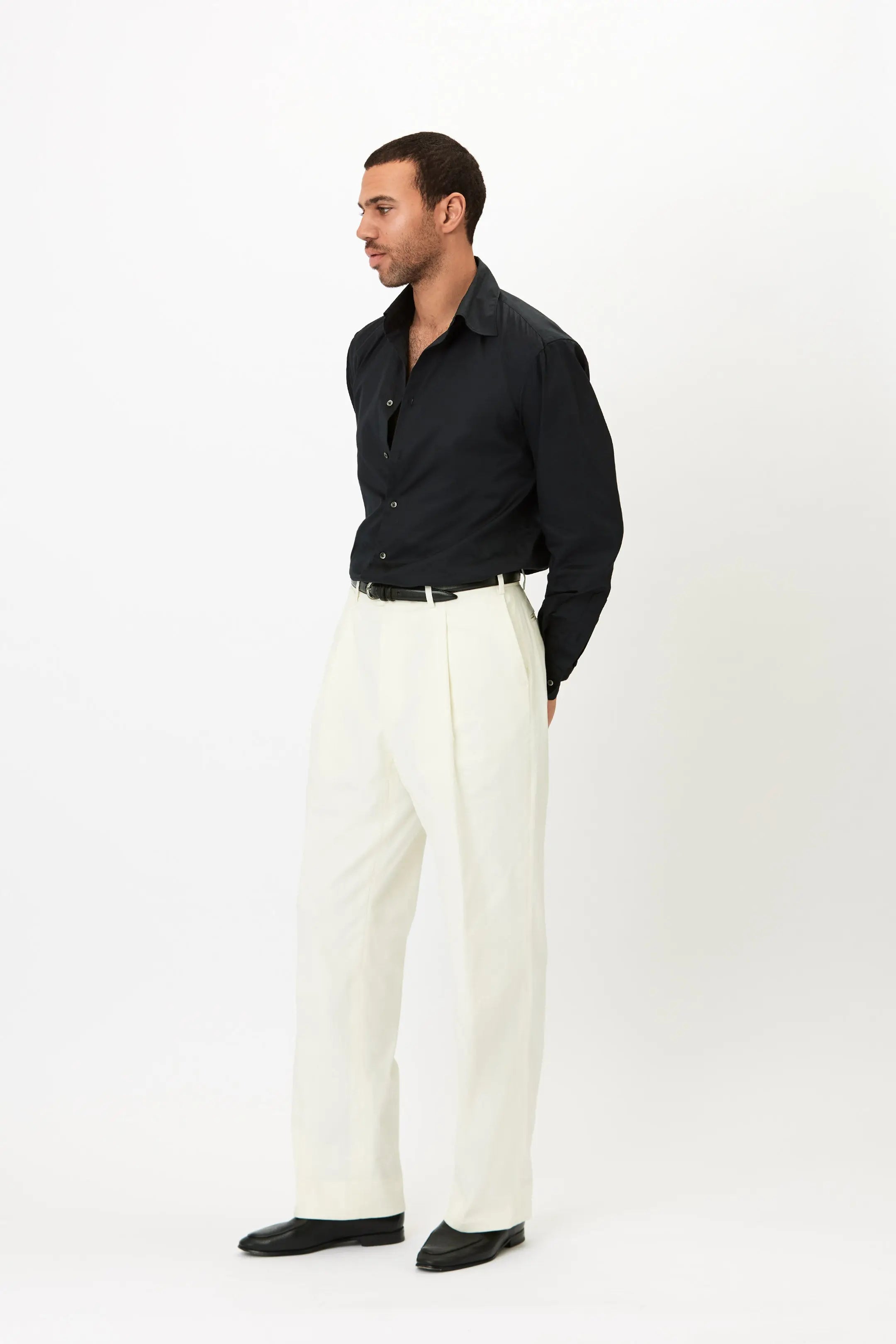 Dressed Chino - Cotton - White Giabe