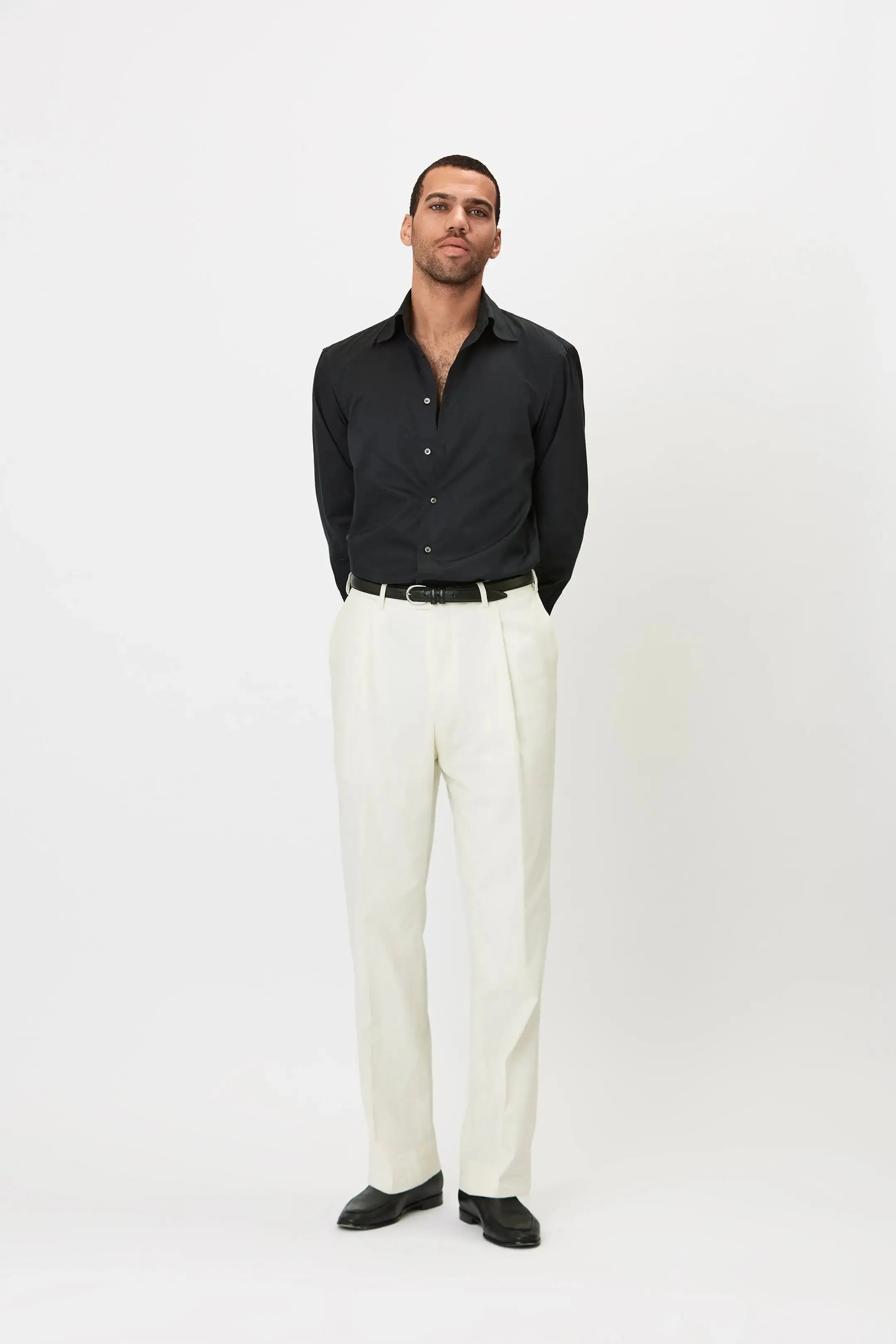 Dressed Chino - Cotton - White Giabe