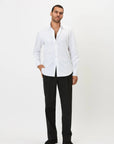 Shirt - Cotton Twill - White Giabe