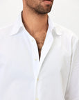 Shirt - Cotton Twill - White Giabe