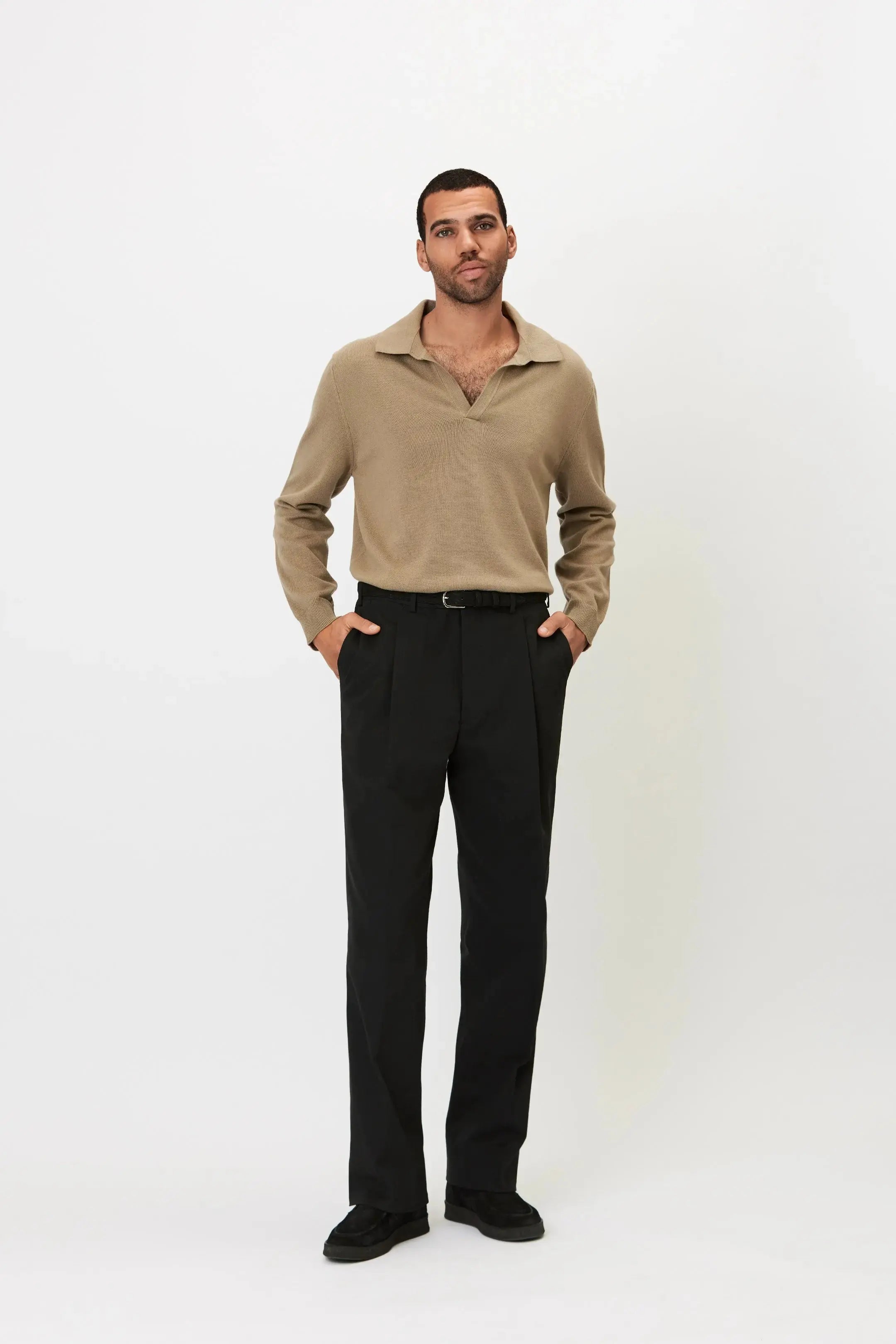 Dressed Chino - Cotton - Black Giabe