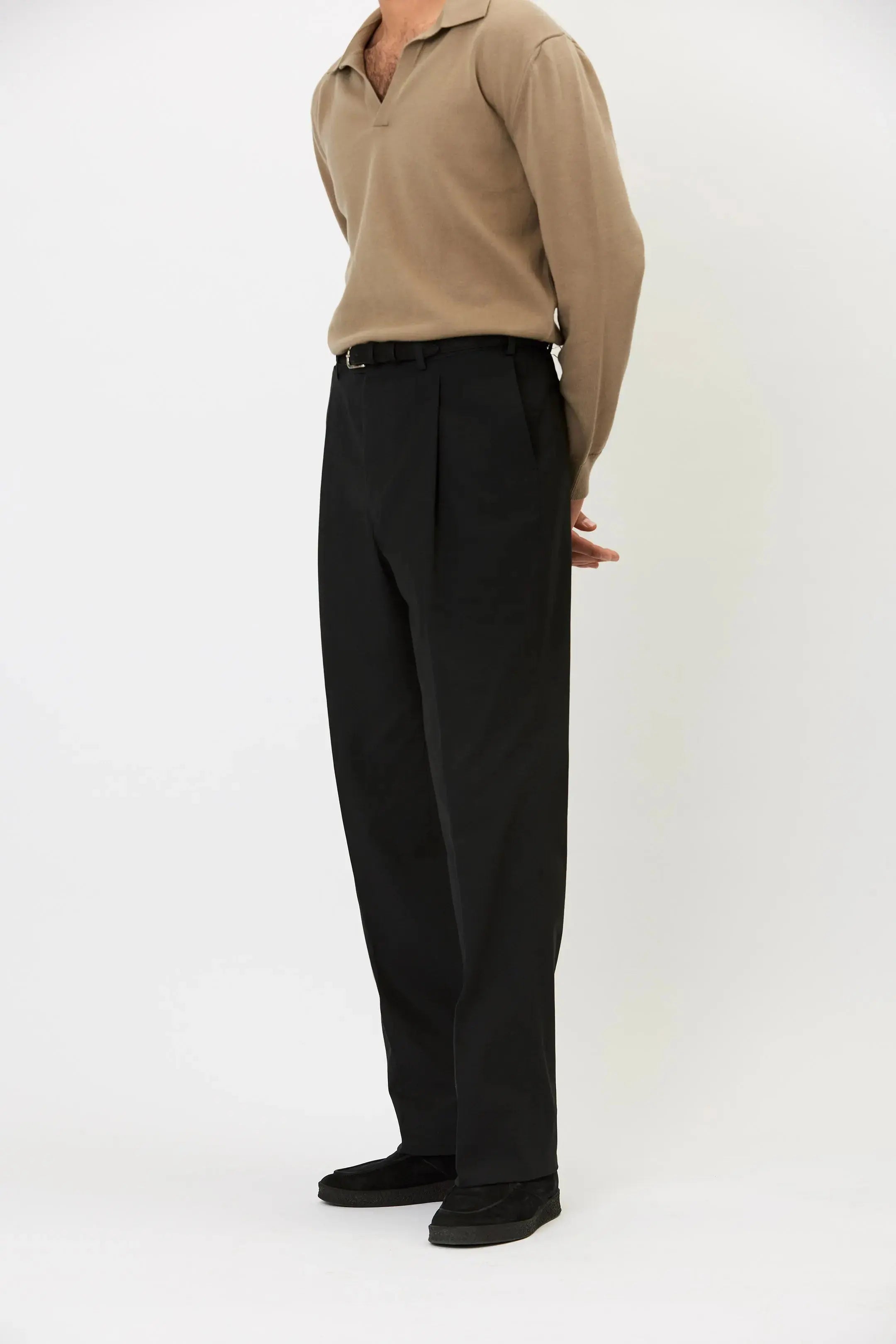 Dressed Chino - Cotton - Black Giabe