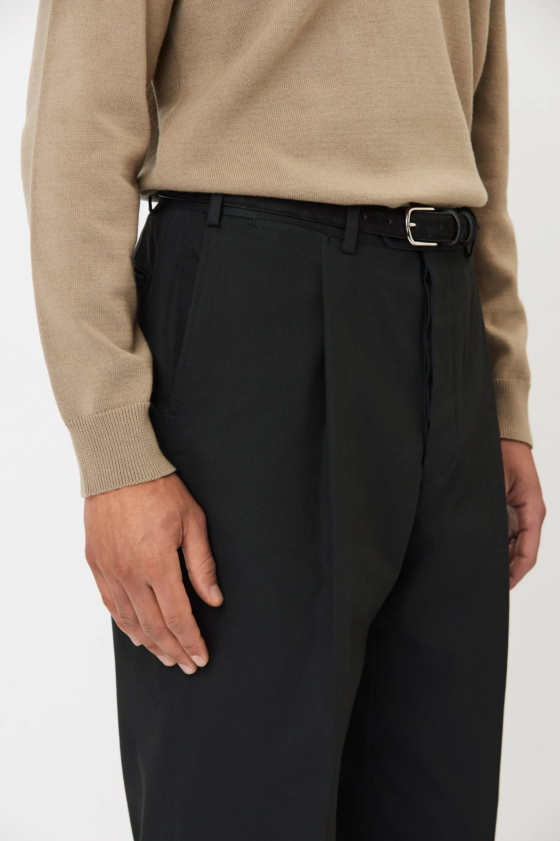 Dressed Chino - Cotton - Black Giabe