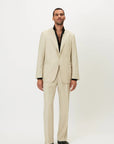 Suit - Single Breasted - Cream Giabe