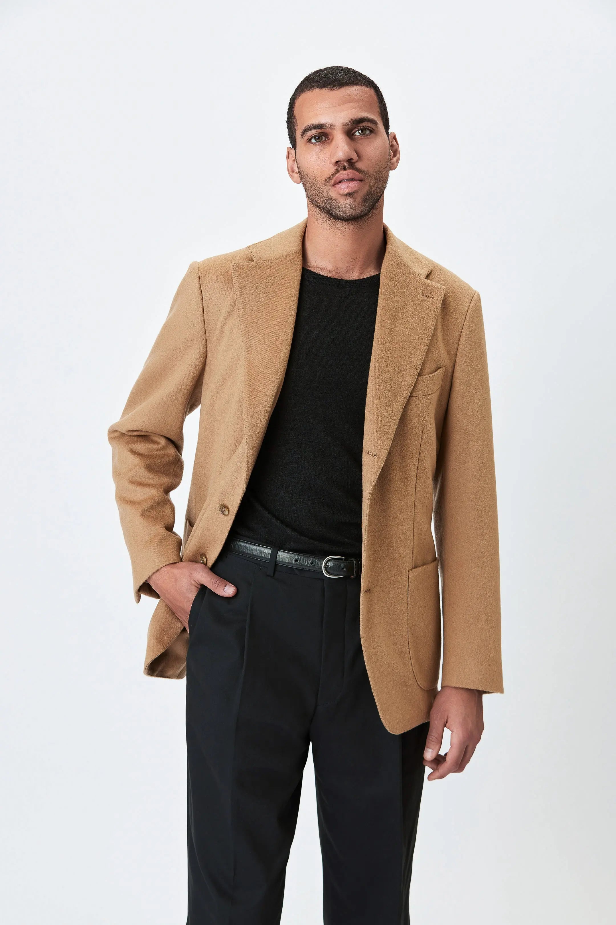 Jacket - Wool/Cashmere - Camel Giabe