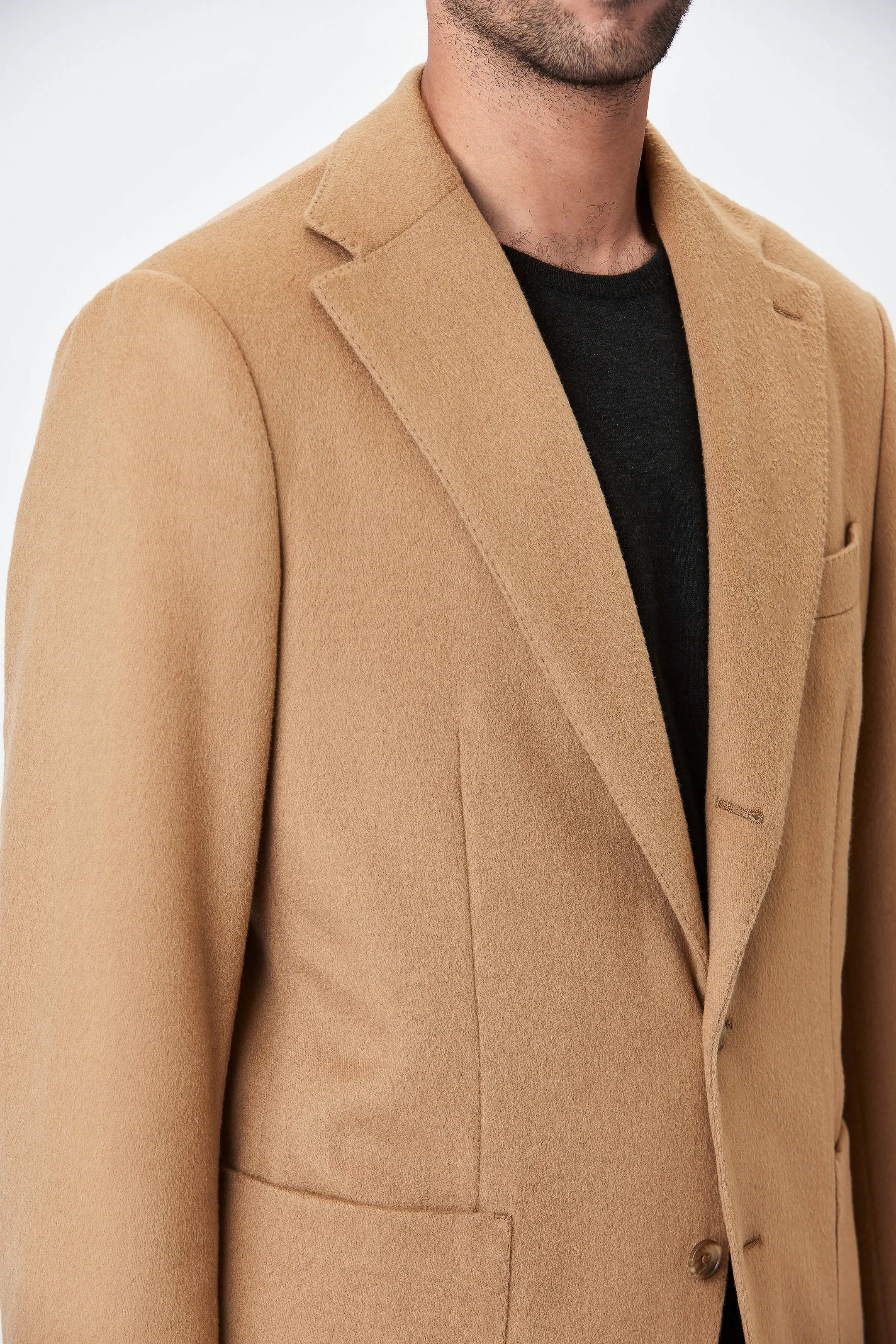 Jacket - Wool/Cashmere - Camel Giabe
