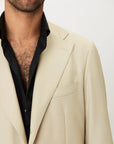 Suit - Single Breasted - Cream Giabe