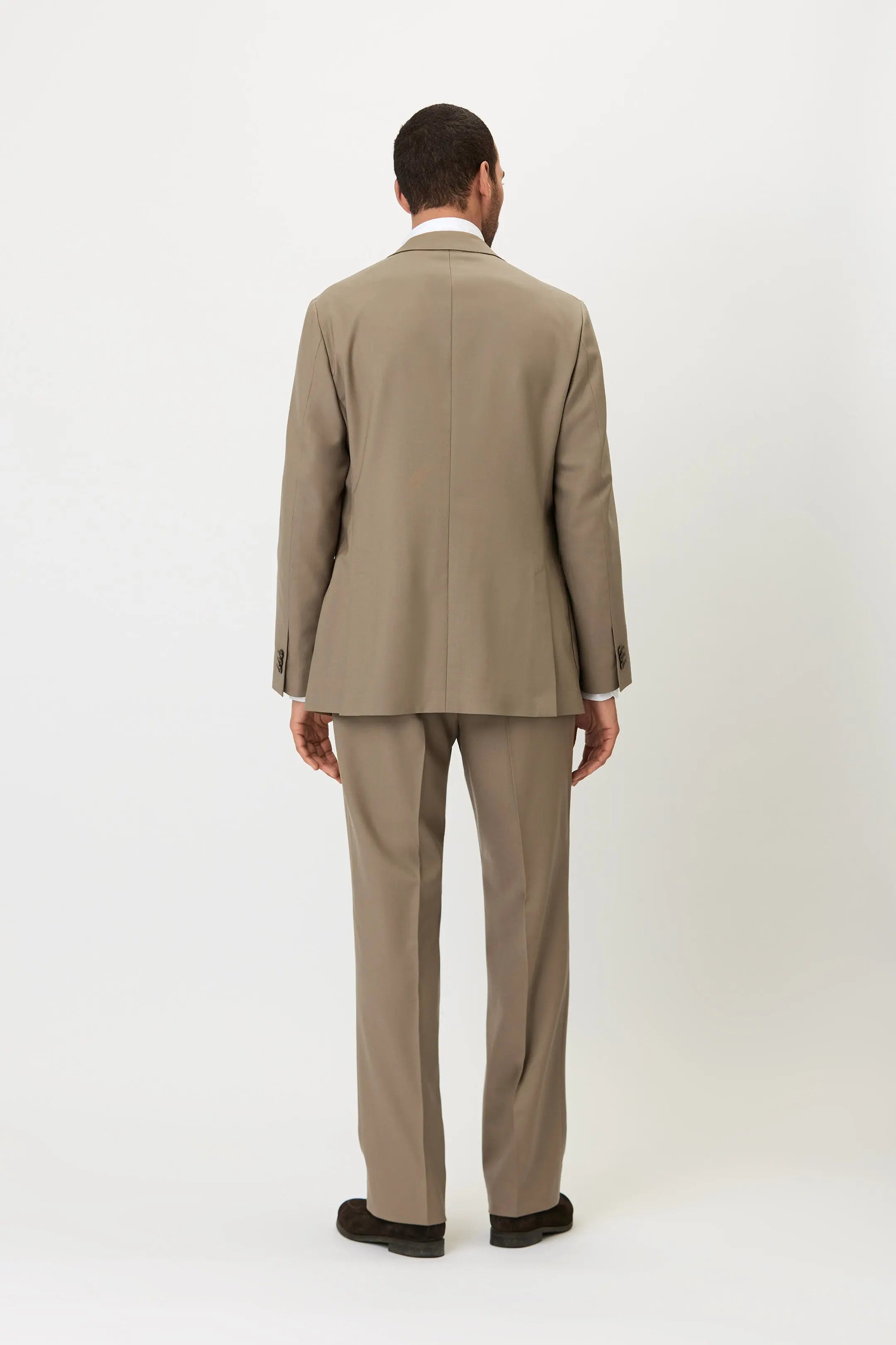 Suit - Single Breasted - Taupe Giabe