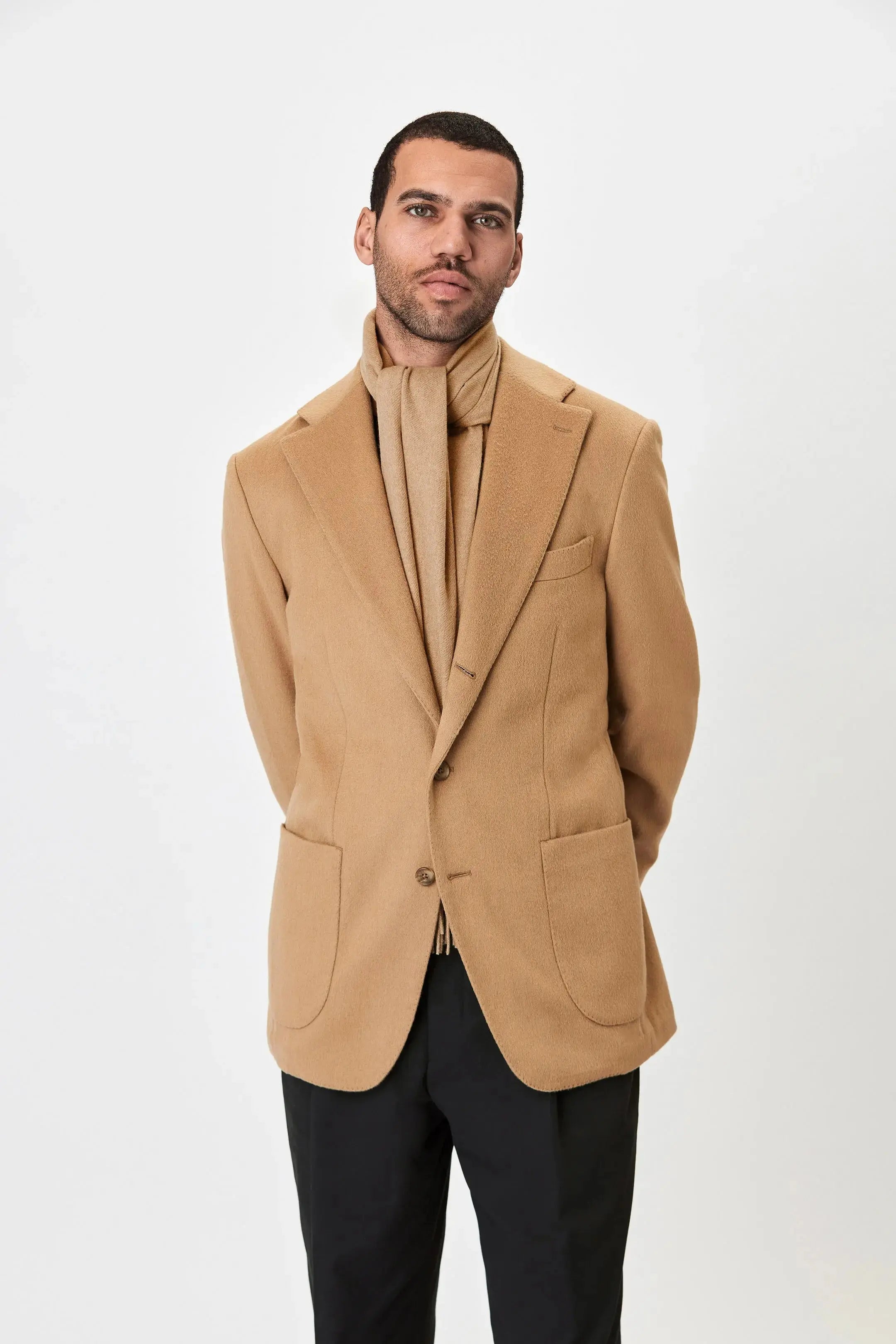 Cashmere Scarf - Camel Giabe