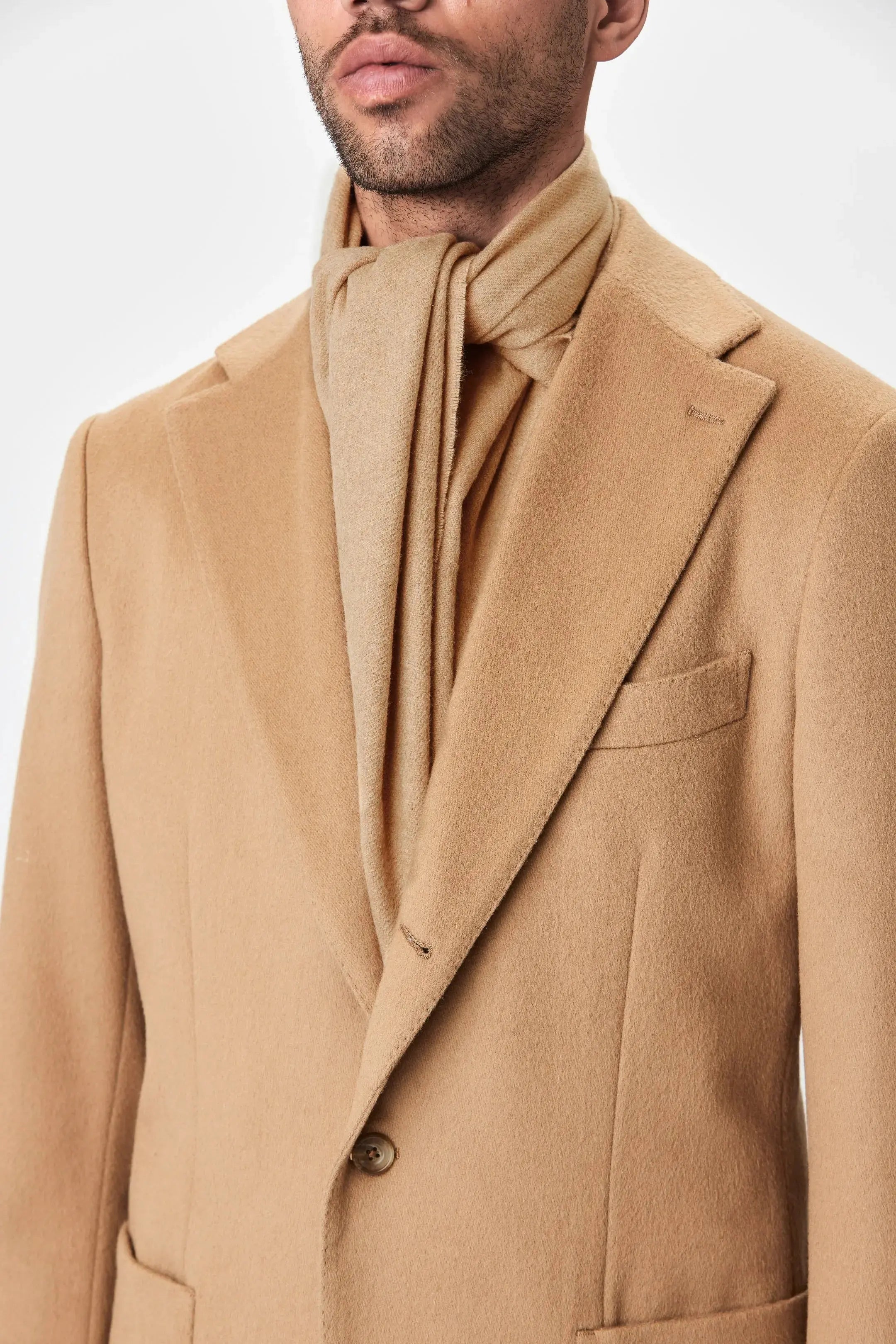 Cashmere Scarf - Camel Giabe