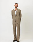 Suit - Single Breasted - Taupe Giabe