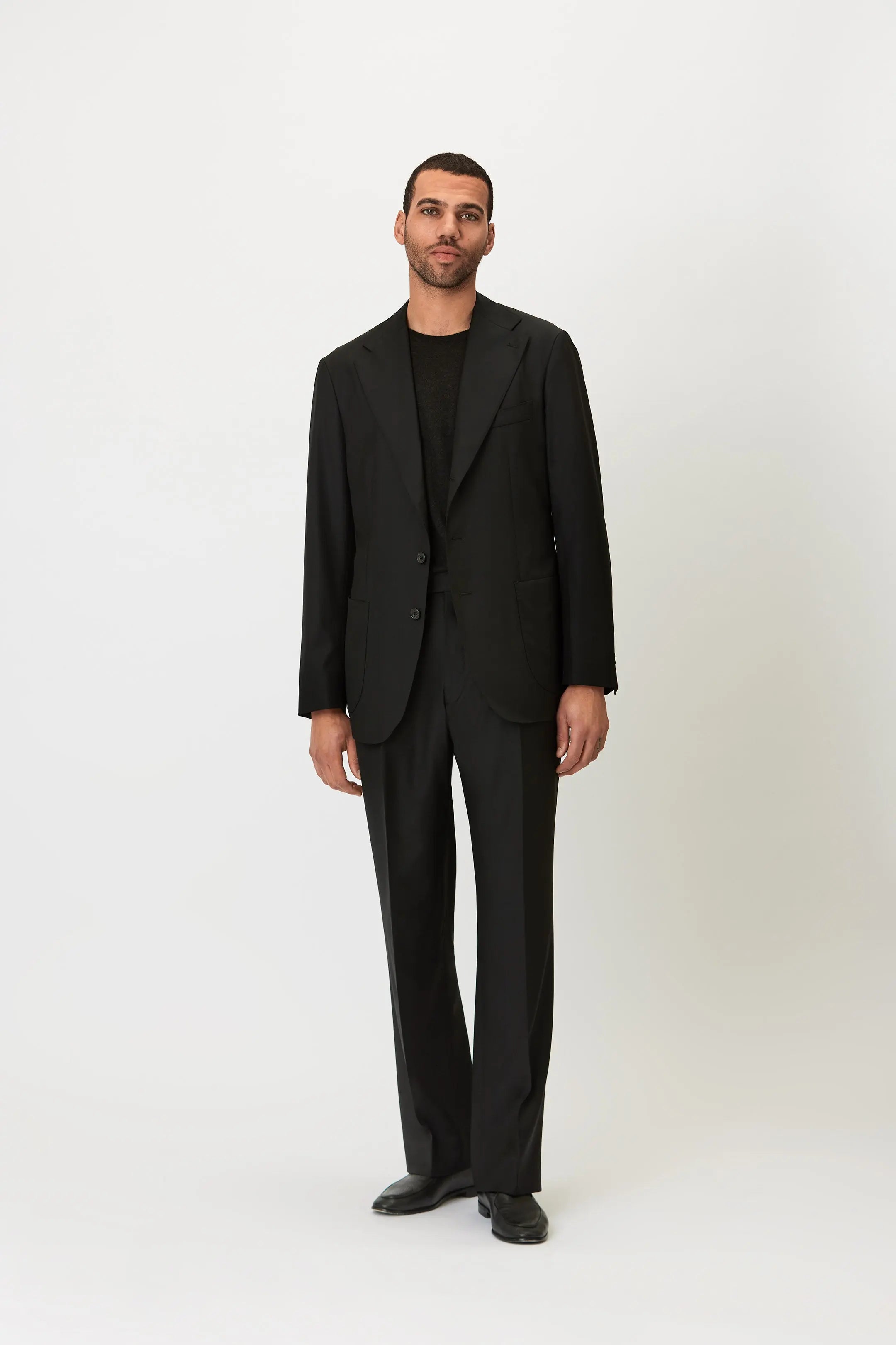 01 - Suit Jacket - Black Giabe