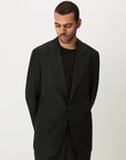 01 - Suit Jacket - Black Giabe