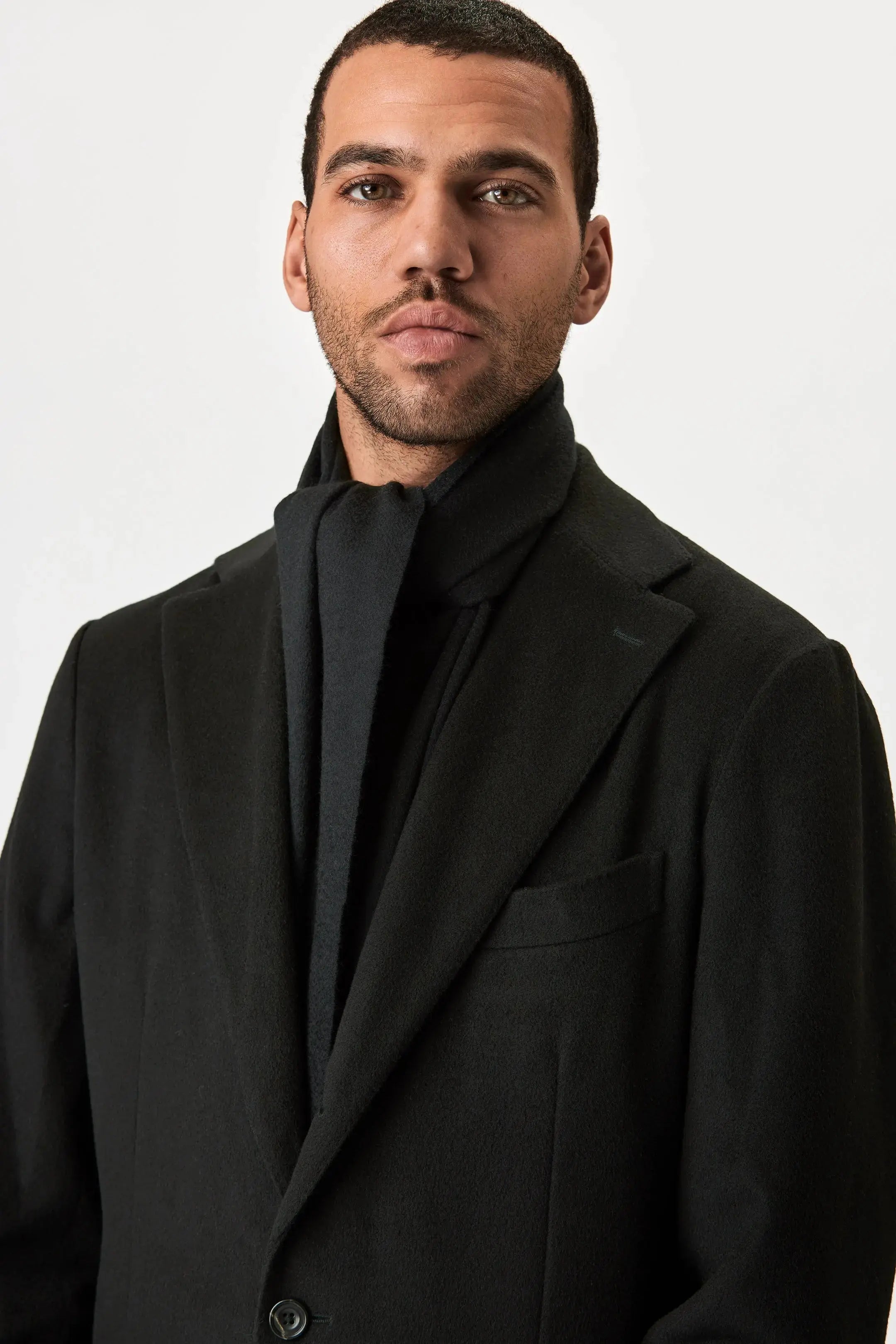 Cashmere Scarf - Black Giabe