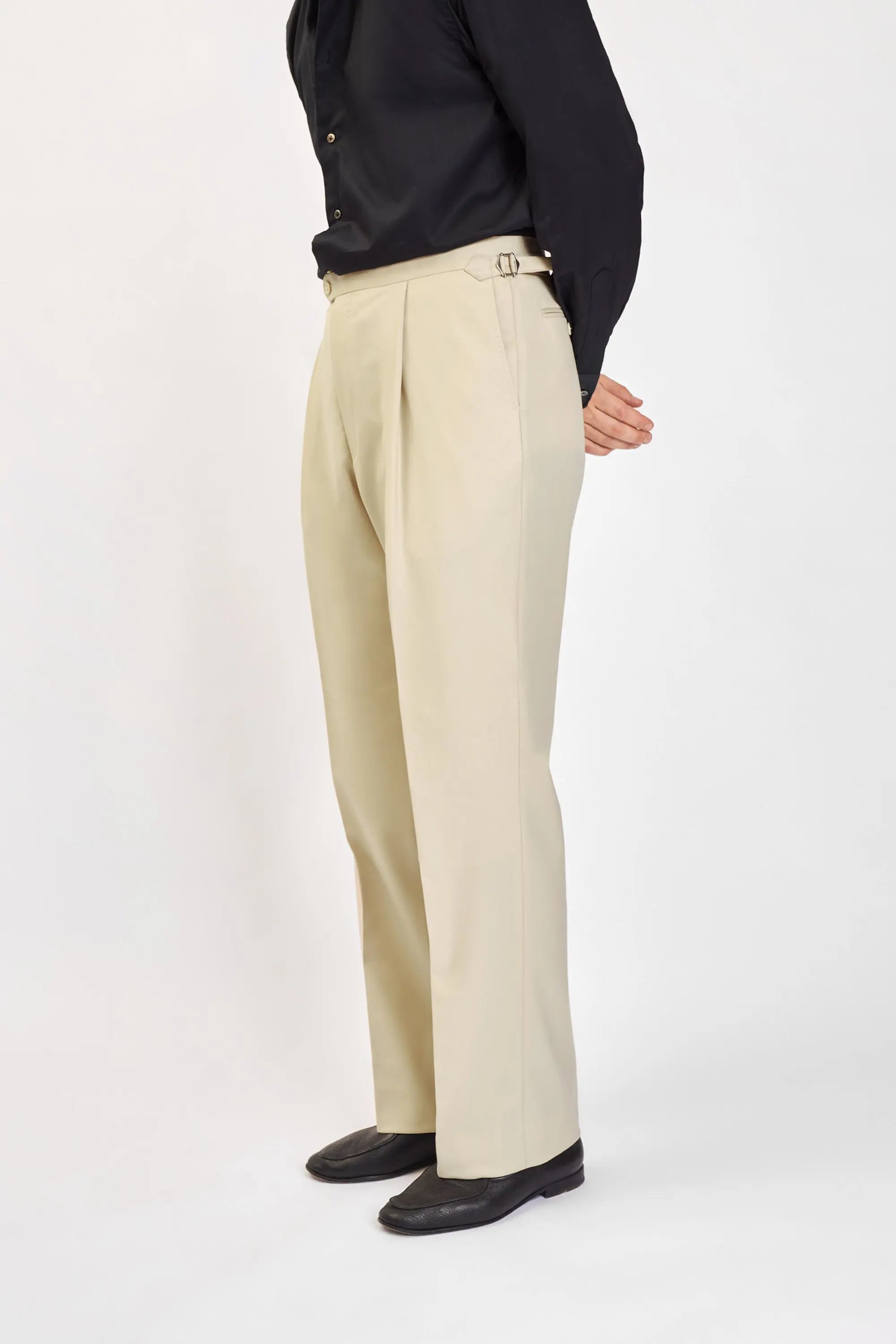 01 - Suit Trousers - Cream Giabe