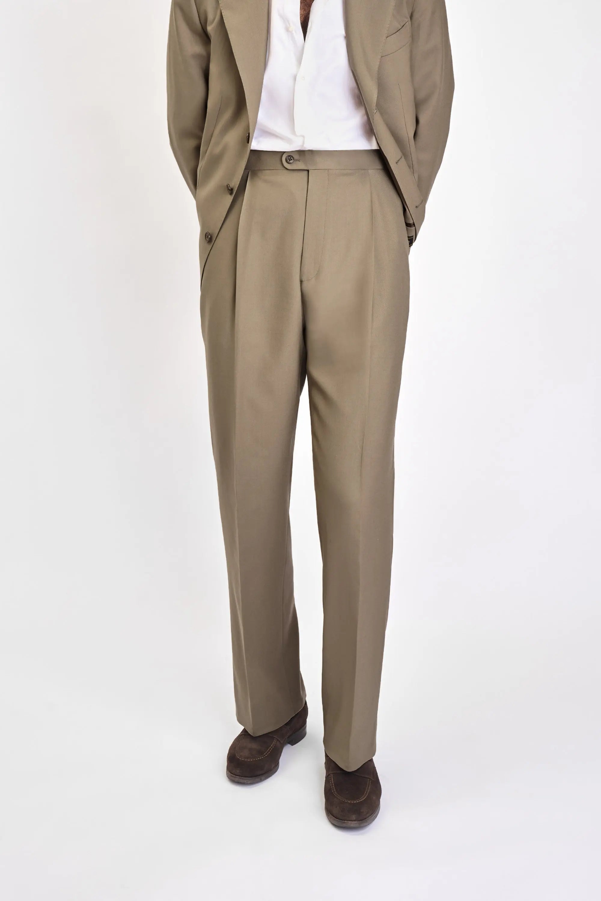 01 - Suit Trousers - Taupe Giabe