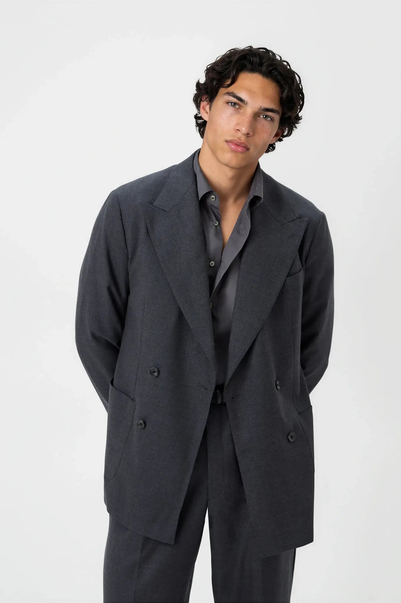 03 - DB Suit Jacket - Wool - Dark Grey
