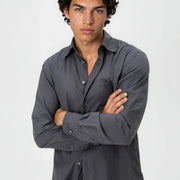 03 - Shirt - Cotton Poplin - Grey