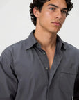 03 - Shirt - Cotton Poplin - Grey