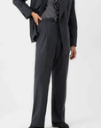 03 - Suit Trousers - Wool - Dark Grey