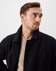 03 - Raglan Coat - Black Giabe