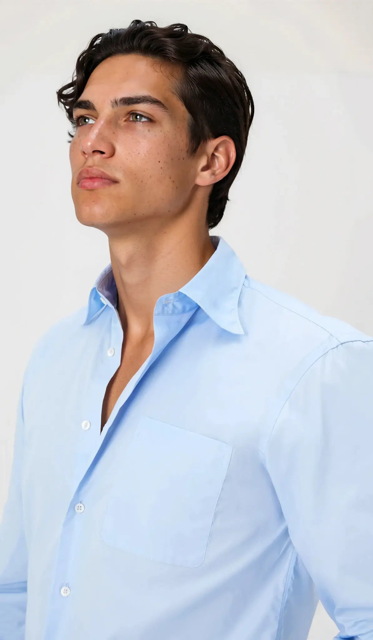 03 - Shirt - Cotton Poplin - Light Blue
