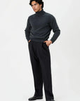03 - Roll Neck - Wool - Dark Grey Giabe