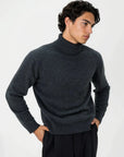 03 - Roll Neck - Wool - Black