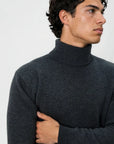 03 - Roll Neck - Wool - Dark Grey