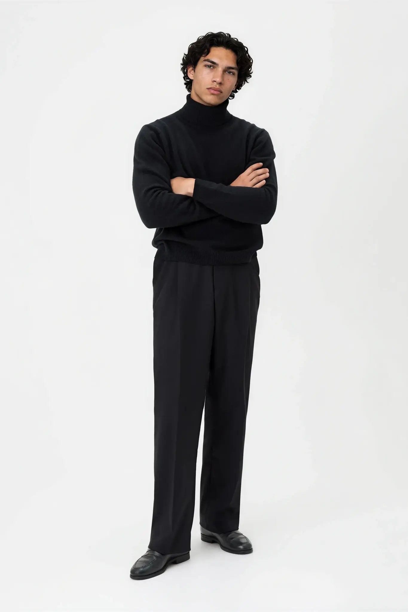 03 - Roll Neck - Wool - Black