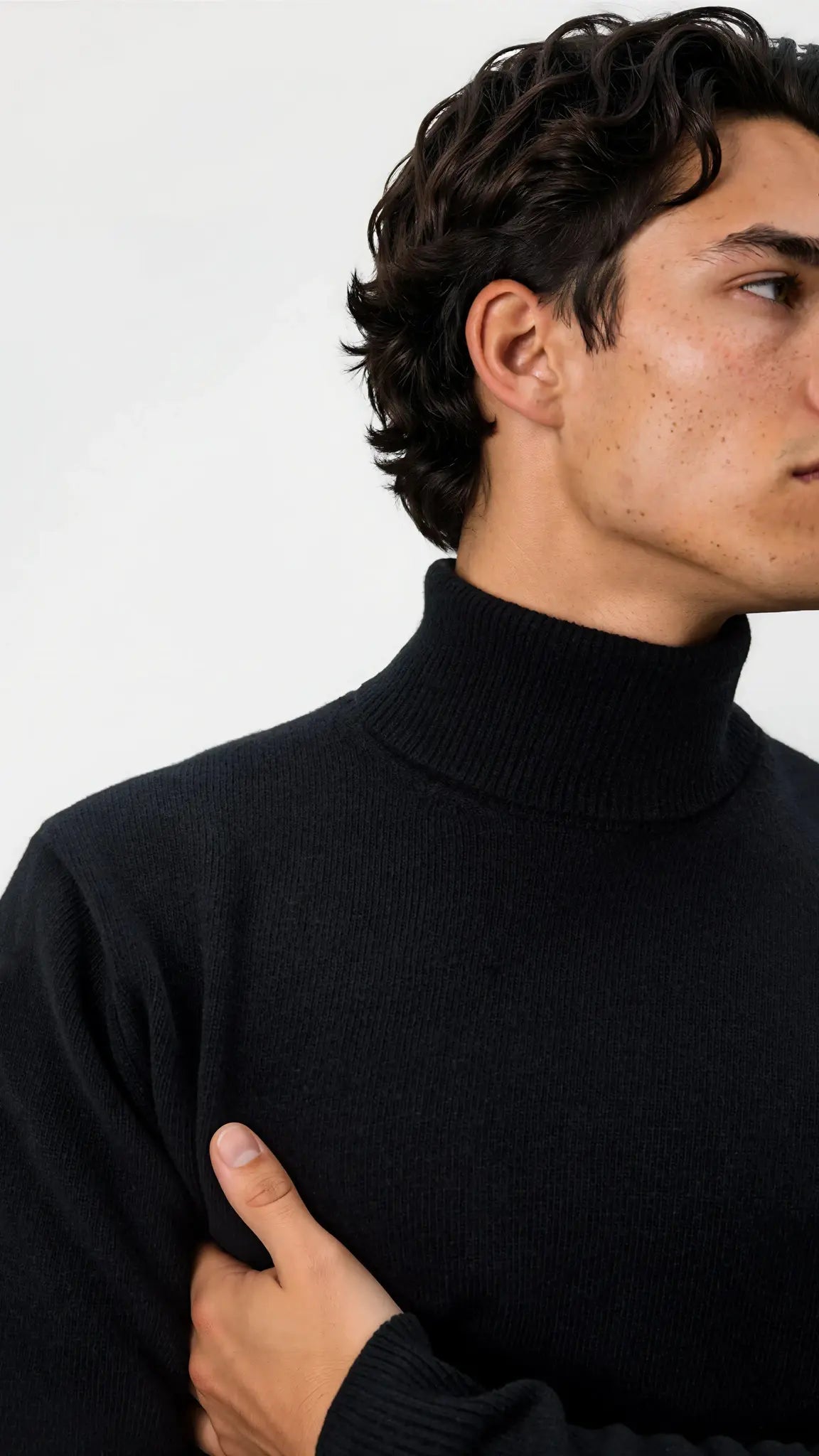 03 - Roll Neck - Wool - Black
