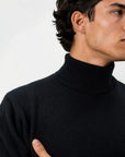 03 - Roll Neck - Wool - Black