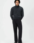 03 - Roll Neck - Wool - Dark Grey Giabe