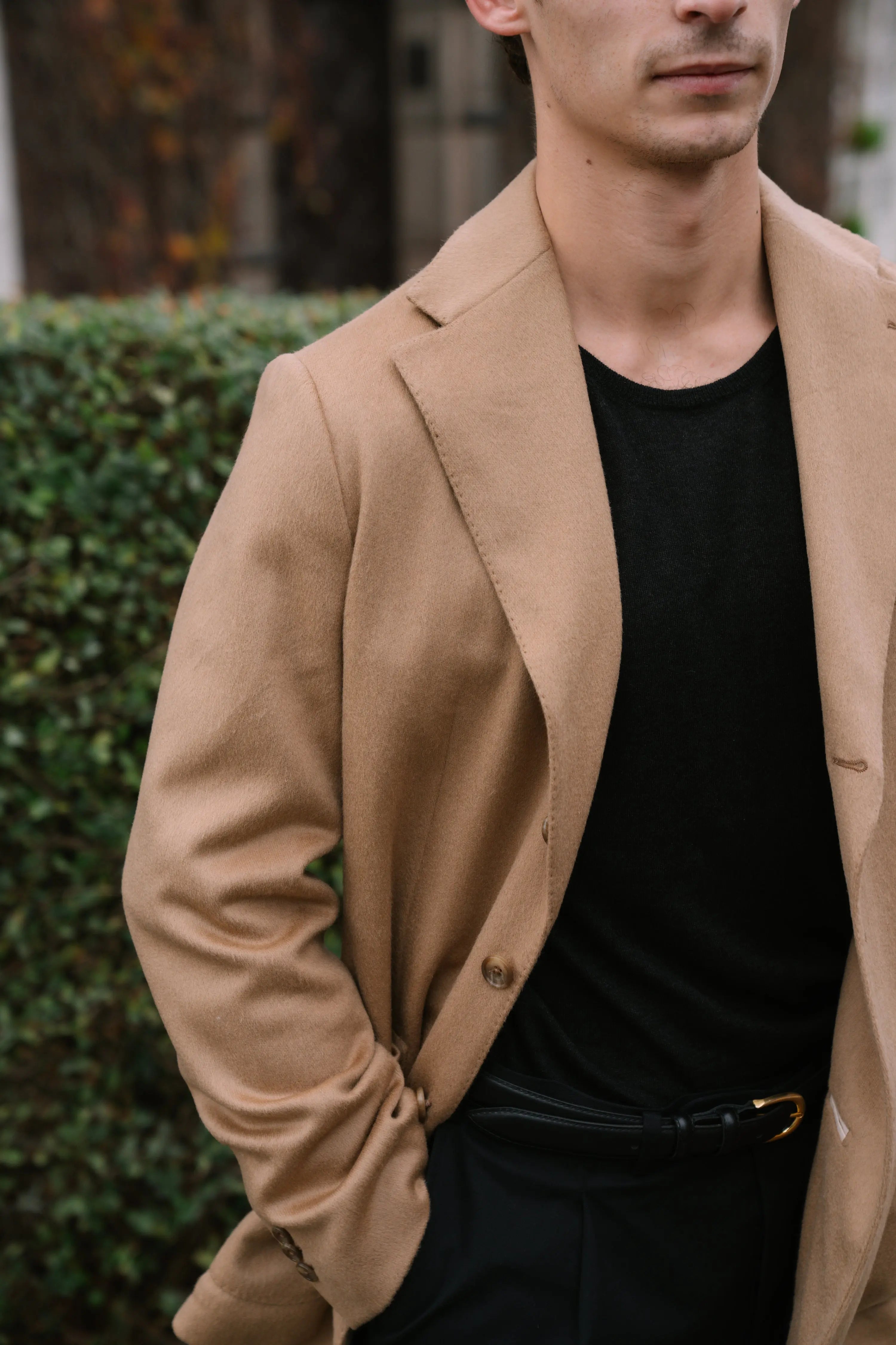 Jacket - Wool/Cashmere - Camel Giabe