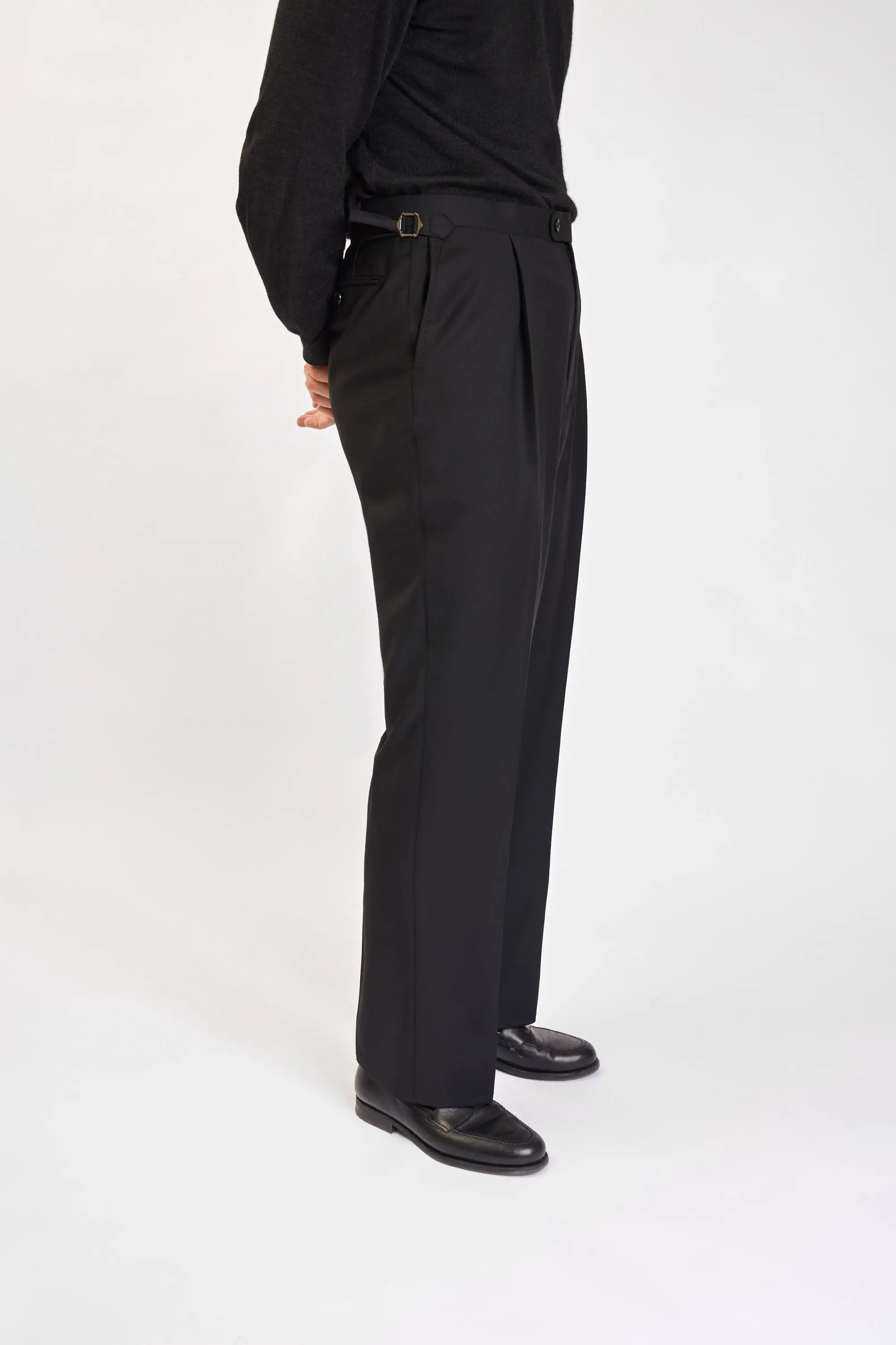 01 - Suit Trousers - Black Giabe