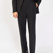 01 - Suit Trousers - Black Giabe